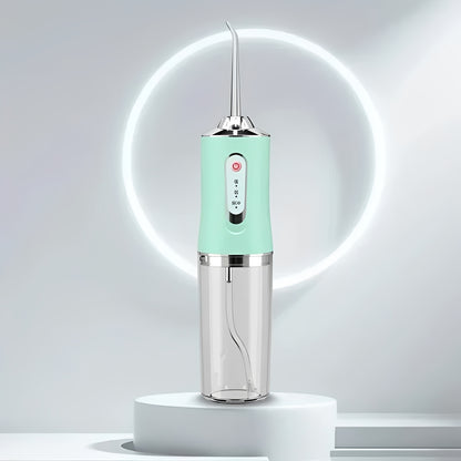 Portable Water Flosser with Removable Tank and 4 Nozzles