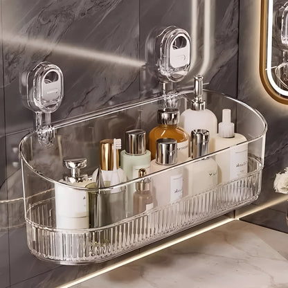 Waterproof Suction Cup Shower Organizer with 11 lb Capacity