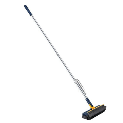 Long Handle Floor Scrub Brush with Scraper Edge