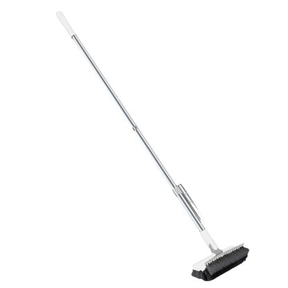 Long Handle Floor Scrub Brush with Scraper Edge