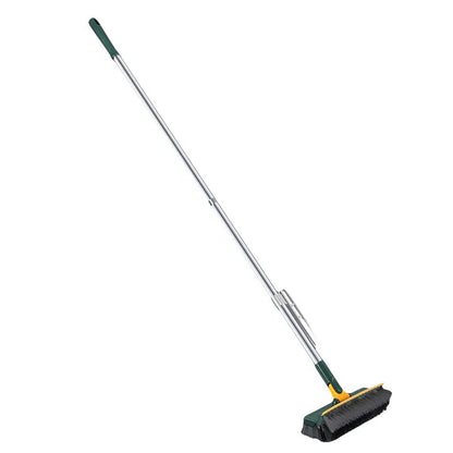 Long Handle Floor Scrub Brush with Scraper Edge