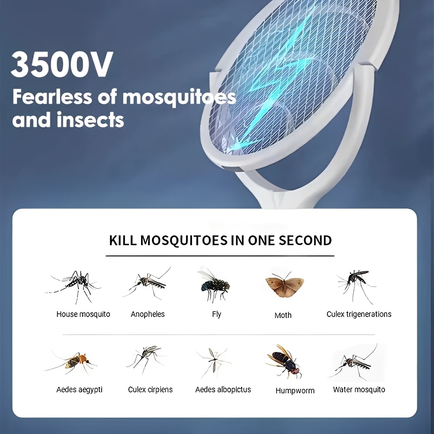 5 in 1 Electric Bug Zapper with Fast Charging USB Port
