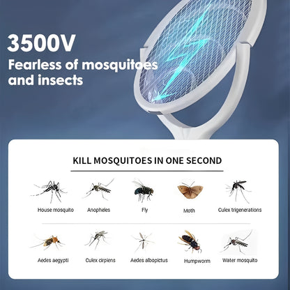 5 in 1 Electric Bug Zapper with Fast Charging USB Port