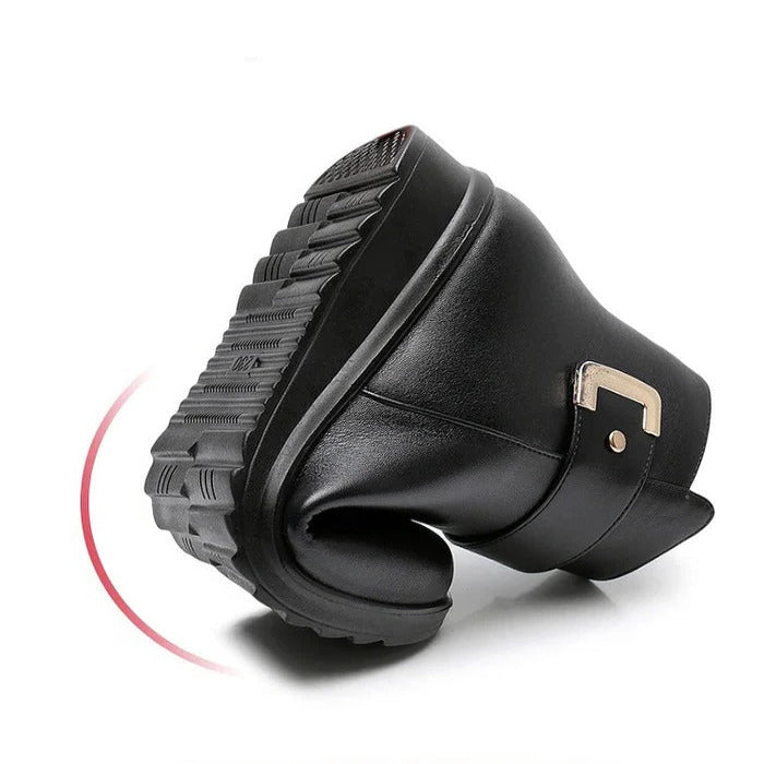 Waterproof Winter Ankle Boots for Women with Non Slip Rubber Sole