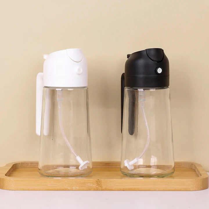 2 in 1 Oil Spray and Mist Bottle for Cooking and Kitchen Use