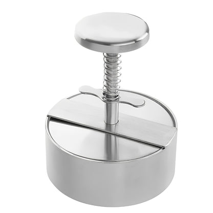 Stainless Steel Burger Press Patty Maker for Grilling and BBQ