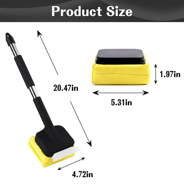 Steam Grill Cleaning Brush with Built In Steel Scraper