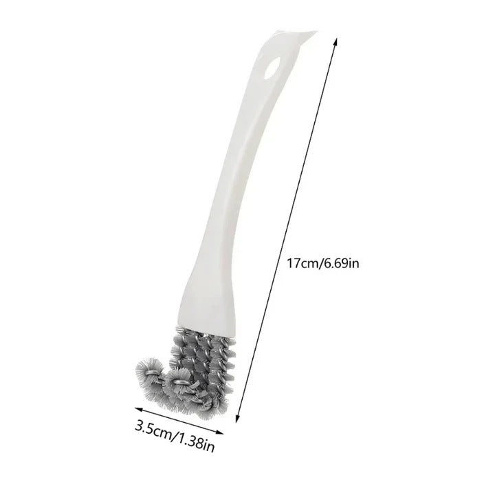 V Shape Grill Cleaning Brush with 3 Scraper for Grates and Racks