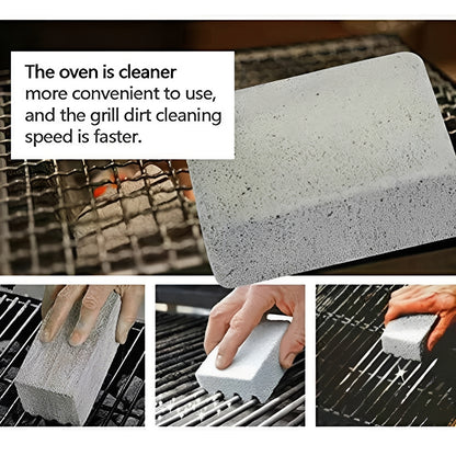 Pumice Stone BBQ Cleaning Brick for Grill Surface Scrubbing, Set of 5