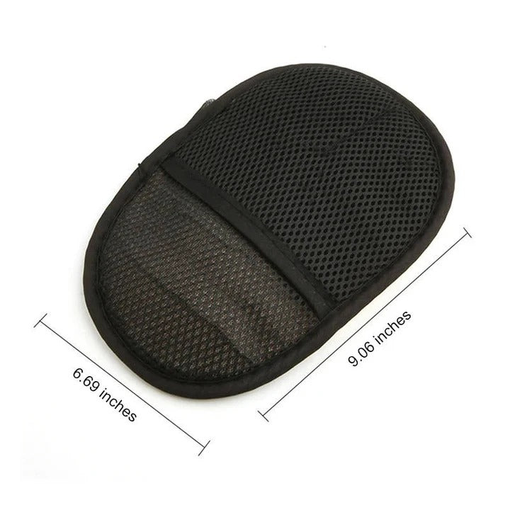 Dual Sided Microfiber Car Cleaning Cloth with Elastic Wristband