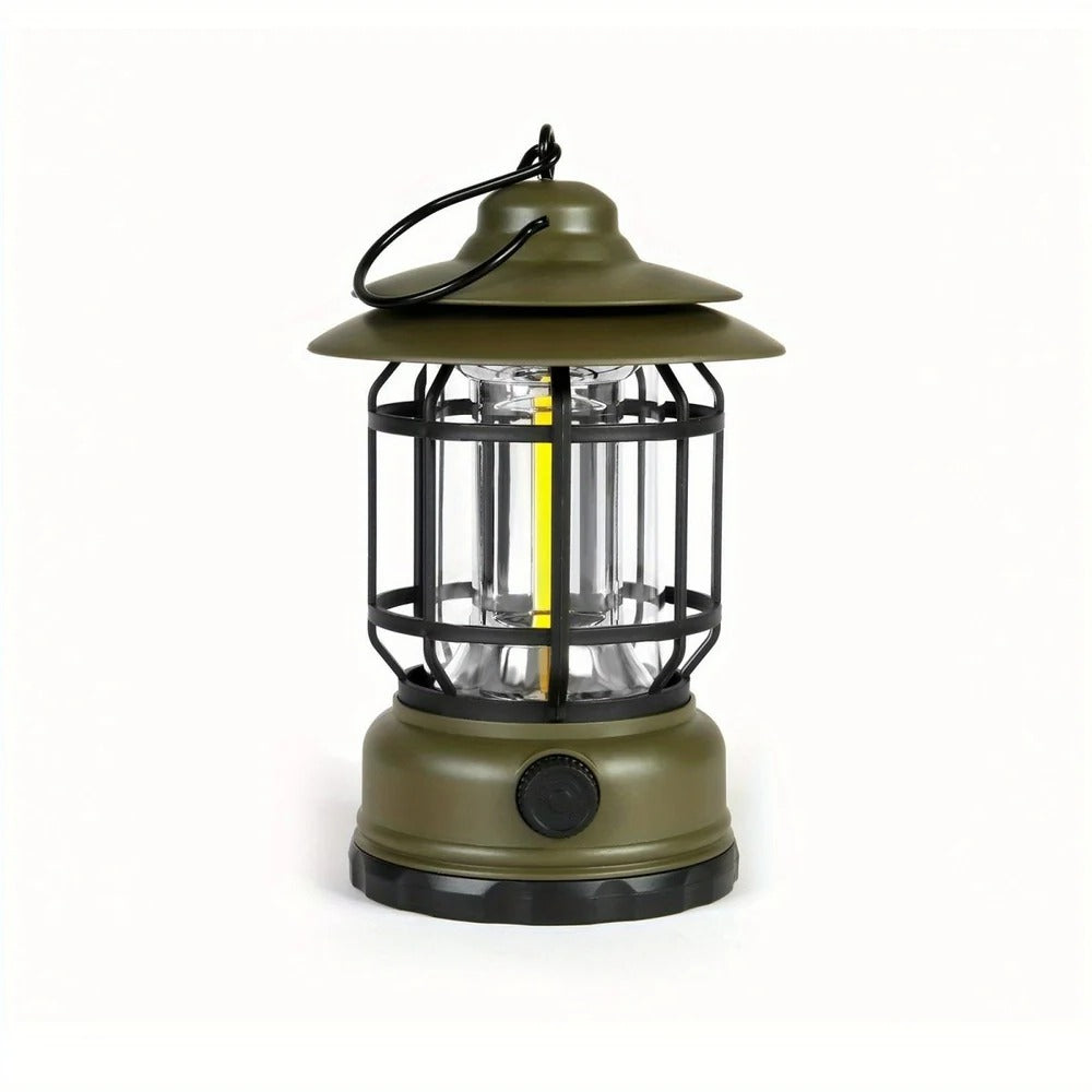 Portable LED Lantern for Camping with Rechargeable Battery and Dimmable Light