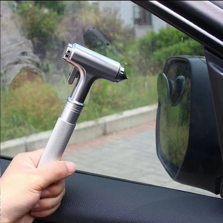Car Emergency Escape Hammer with Seatbelt Cutter, Set of 3