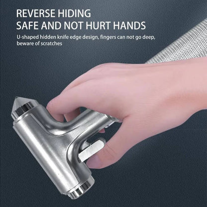 Car Emergency Escape Hammer with Seatbelt Cutter, Set of 3