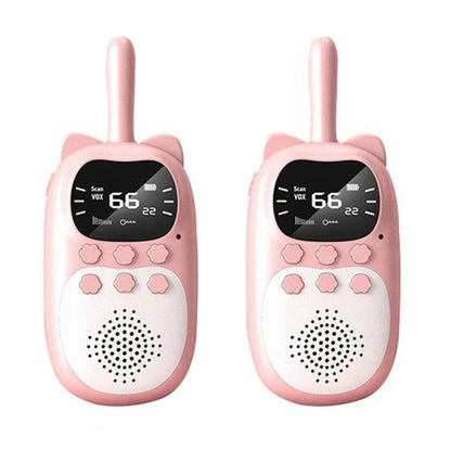 Rechargeable Walkie Talkie Set for Kids, 2 Pack