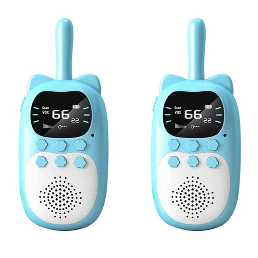 Rechargeable Walkie Talkie Set for Kids, 2 Pack