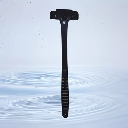 Mens Back Shaver with Extended Long Handle for Easy Reach