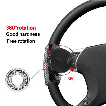 Universal 360 Degree Steering Wheel Spinner Knob with Ball Bearing