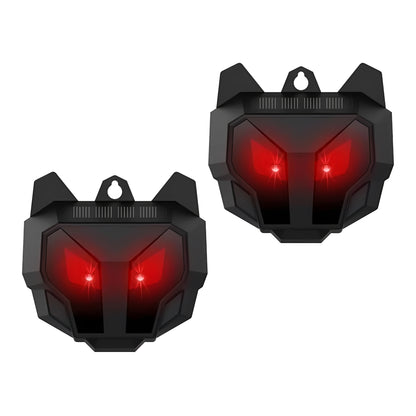 Solar Powered Ultrasonic Animal Repeller, 2 Pack