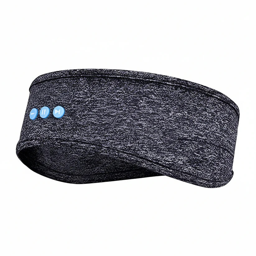 Wireless Audio Headband with Thin Flat Speakers for Sleep and Exercise