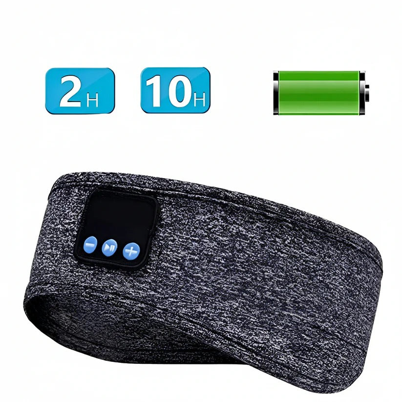 Wireless Audio Headband with Thin Flat Speakers for Sleep and Exercise