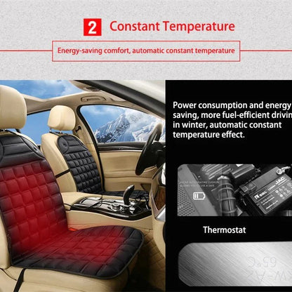 Car Seat Warmer Cushion with Adjustable Heat Settings