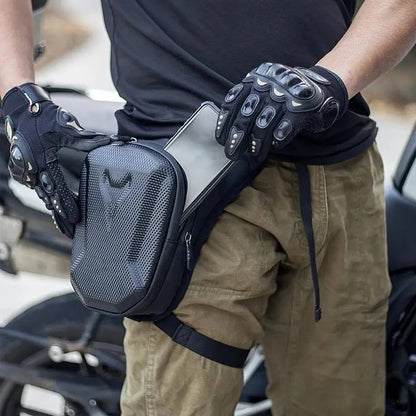 Motorcycle Thigh Bag with Adjustable Leg Strap