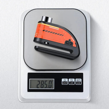 Motorcycle Disc Brake Lock with Built-In Security Alarm