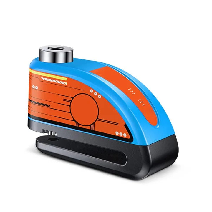 Motorcycle Disc Brake Lock with Built-In Security Alarm