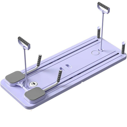 Foldable Pilates Exercise Board with Portable Reformer Design for Home Use
