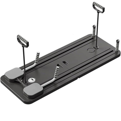 Foldable Pilates Exercise Board with Portable Reformer Design for Home Use