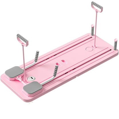 Foldable Pilates Exercise Board with Portable Reformer Design for Home Use