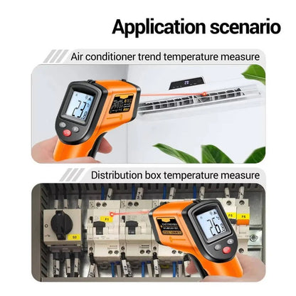 All in One Infrared Laser Thermometer for Non Contact Surface Temperature