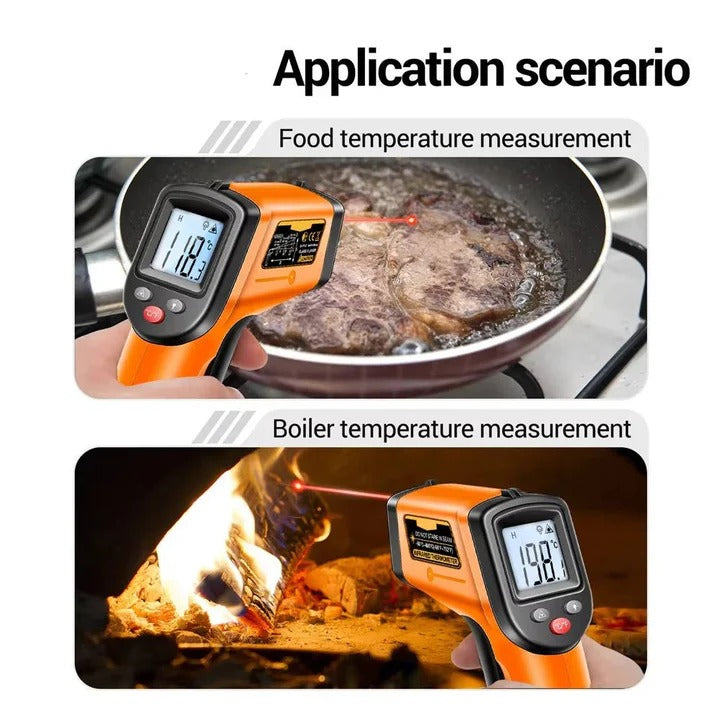 All in One Infrared Laser Thermometer for Non Contact Surface Temperature