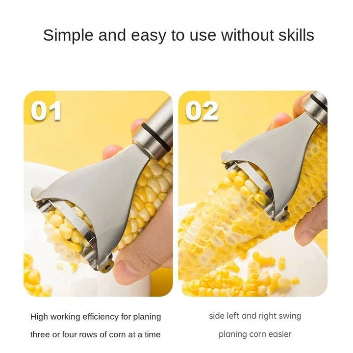 Stainless Steel Corn Stripper for Quick and Easy Kernel Removal