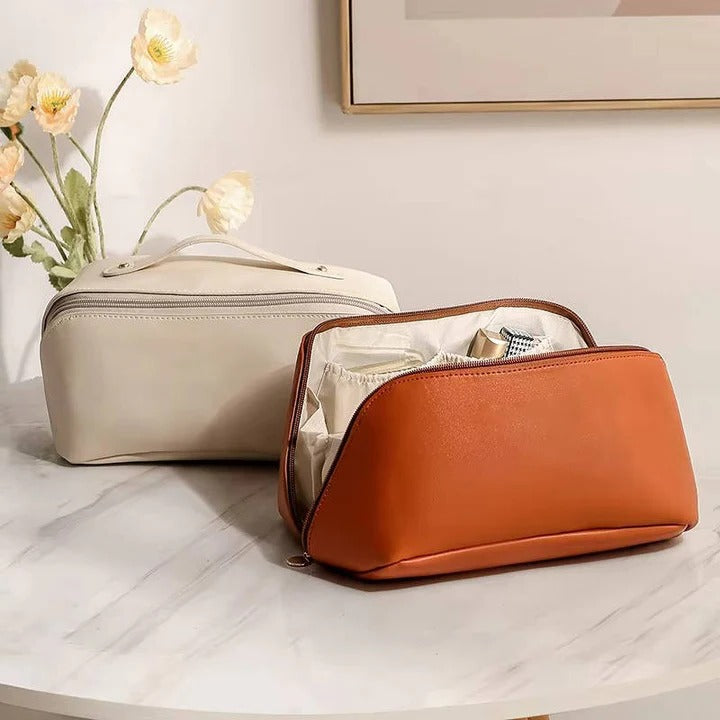 Clear Makeup Organizer Bag with Multiple Compartments