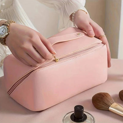 Clear Makeup Organizer Bag with Multiple Compartments