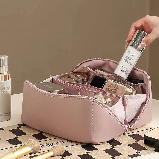 Clear Makeup Organizer Bag with Multiple Compartments
