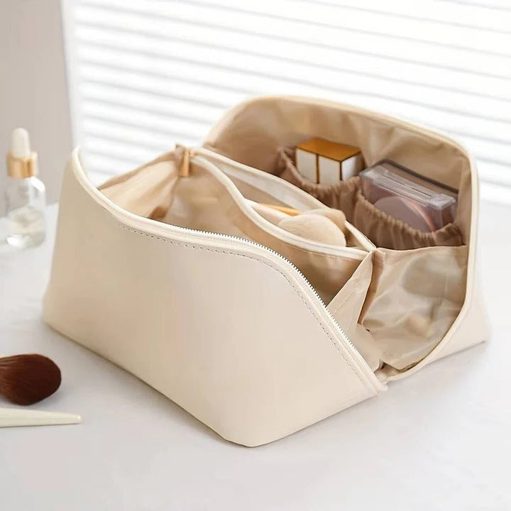 Clear Makeup Organizer Bag with Multiple Compartments