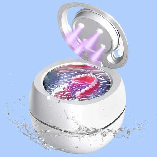 Ultrasonic Denture Cleaning Device with Vibration Technology