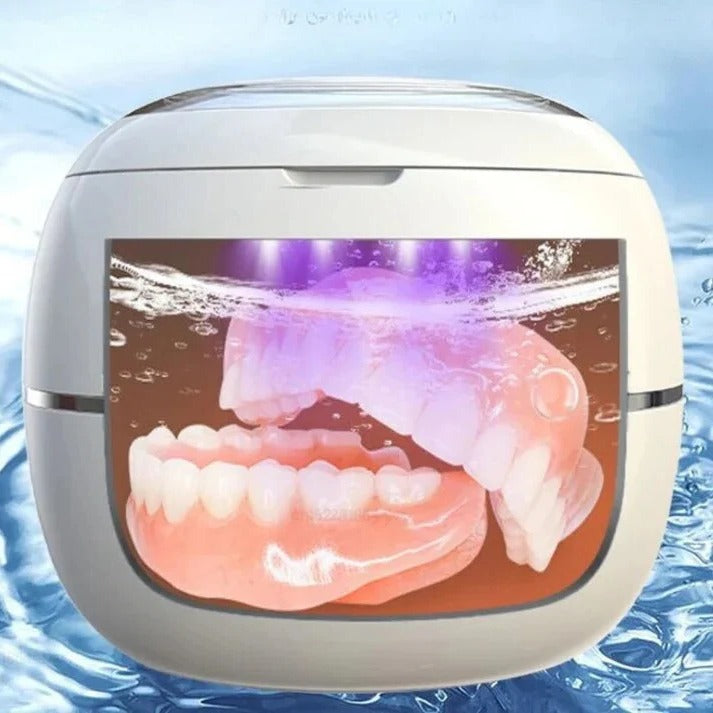 Ultrasonic Denture Cleaning Device with Vibration Technology