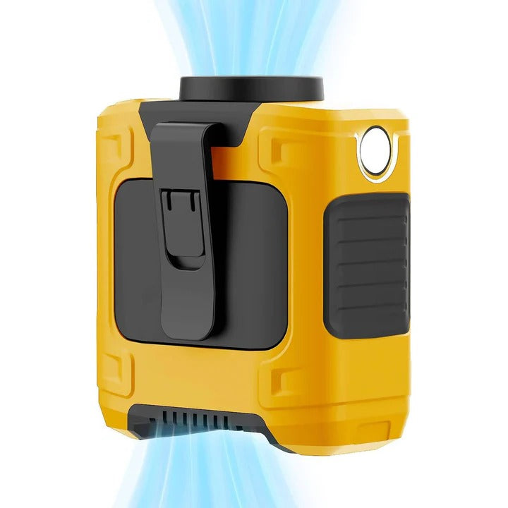 Portable Clip On Fan with 3 Speed Cooling and LED Light