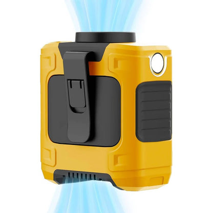 Portable Clip On Fan with 3 Speed Cooling and LED Light