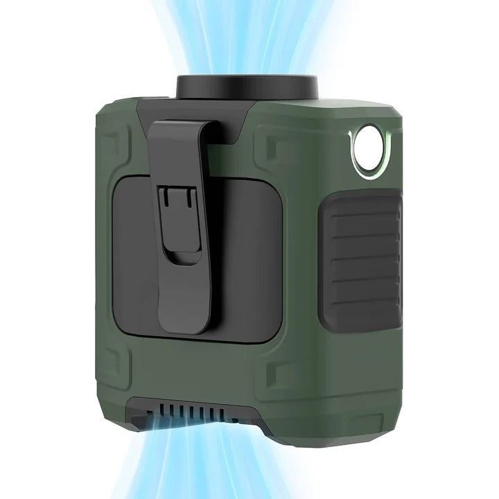 Portable Clip On Fan with 3 Speed Cooling and LED Light