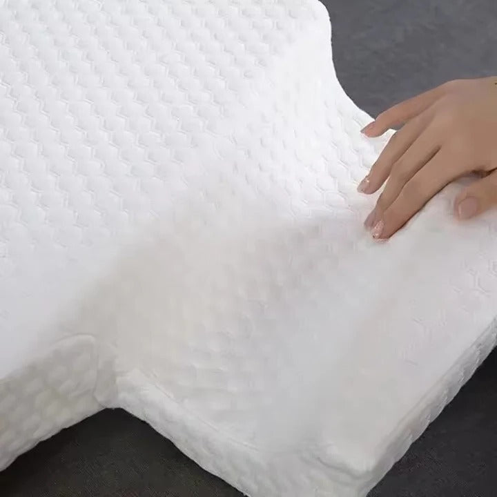 Couples Cuddle Pillow with Arm Tunnel and Orthopedic Support
