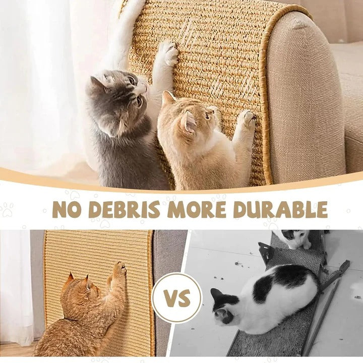 Cat Scratching Mat Sisal with Wall Mount and Floor Use