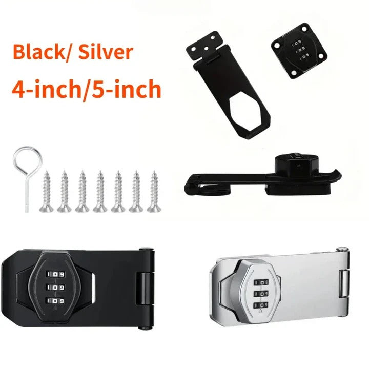 3 Digit Cabinet Combination Lock with Keyless Entry and Screws