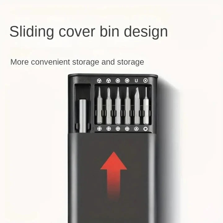 Compact Precision Screwdriver Kit with 48 Bits for Repair and Electronics