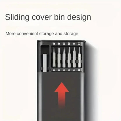 Compact Precision Screwdriver Kit with 48 Bits for Repair and Electronics