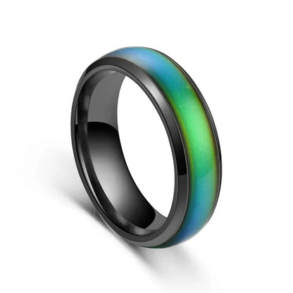 Unisex Mood Ring with Color Changing Temperature Band