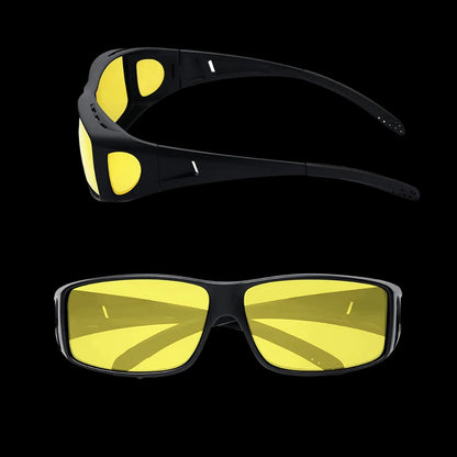Anti-Glare Polarized Driving Glasses with Enhanced Low-Light Vision
